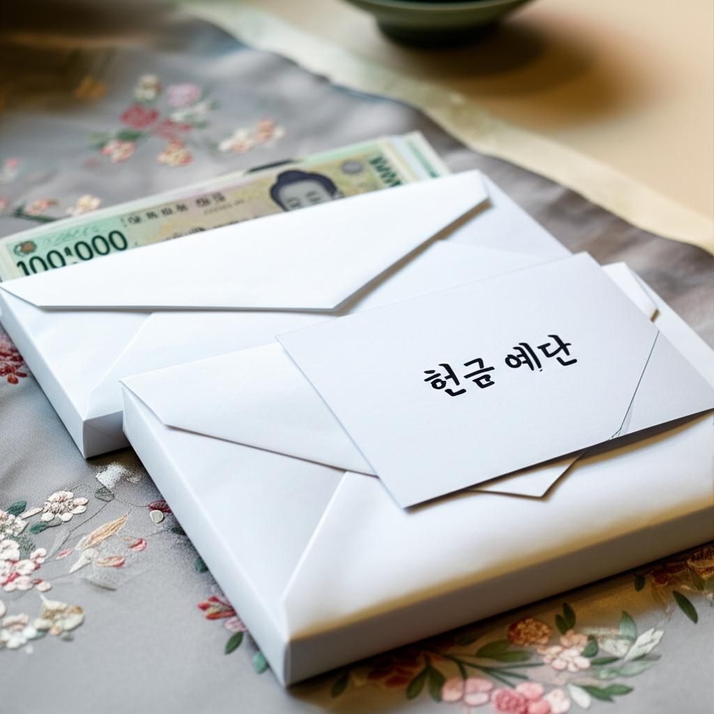 Illustration of 예단, 이불 반상기 생략! 현명한 현금 예단 꿀팁