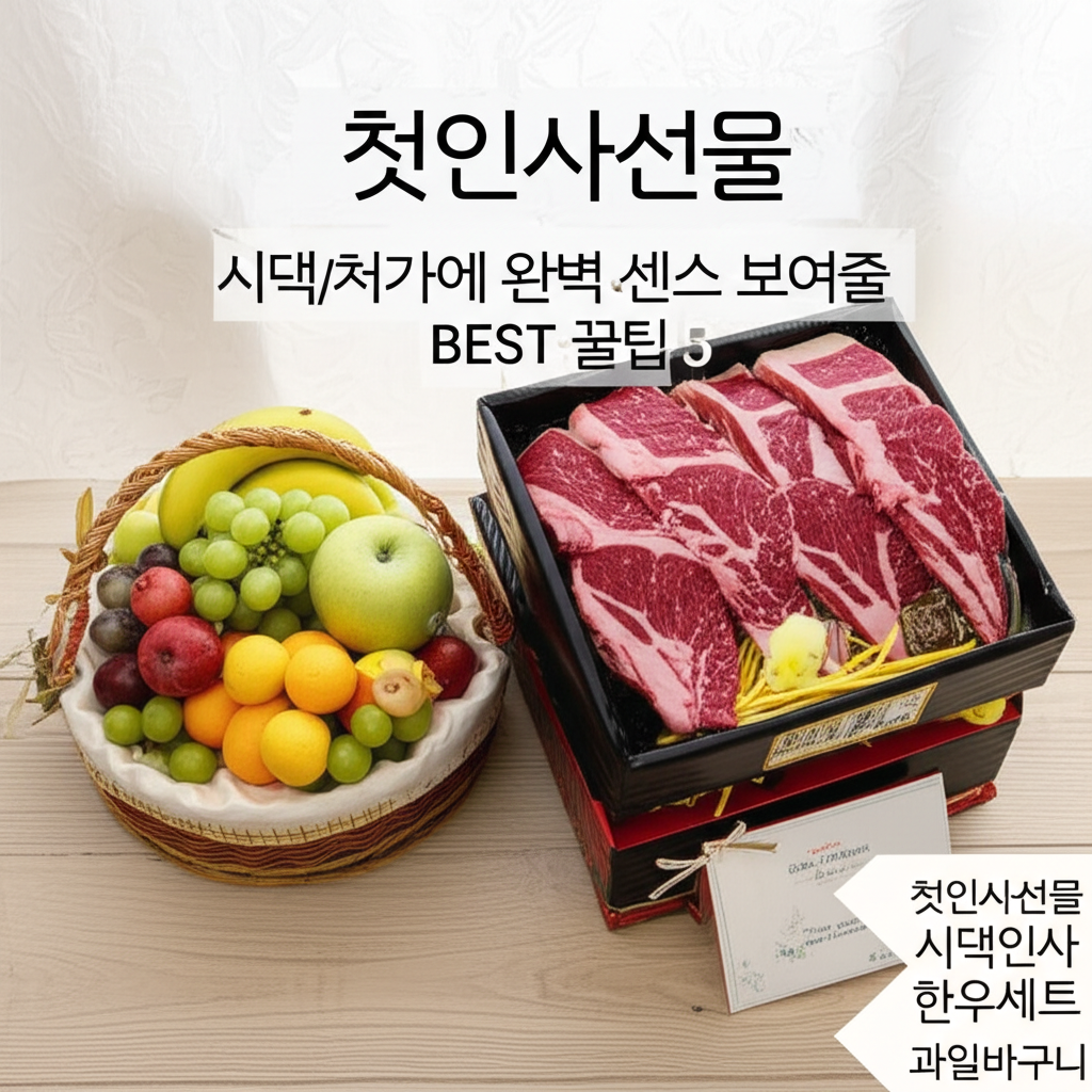 Illustration of 첫인사선물, 시댁/처가에 완벽 센스 보여줄 BEST 꿀팁 5