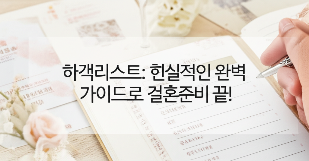 Illustration of 하객리스트: 현실적인 완벽 가이드로 결혼준비 끝!